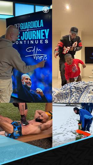 لقطات الأسبوع.. لابورتا يدخن الشيشة.. وتساقط الثلوج يصنع المرح